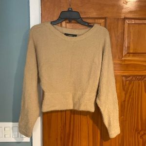 Beige fuzzy sweater